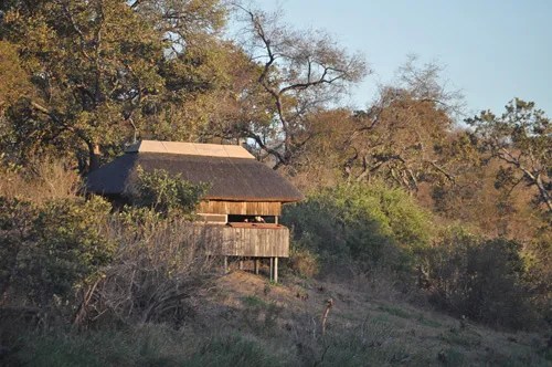 A photo hide in the Kruger National Park, South Africa.