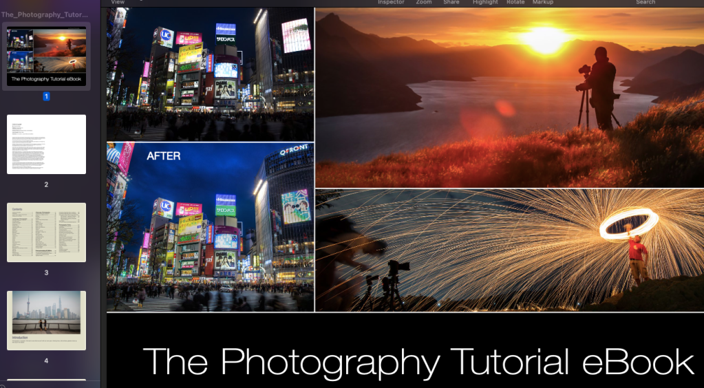 alt="photography tutorial ebook learn landscape cityscape trick tips fireworks crowpix media"